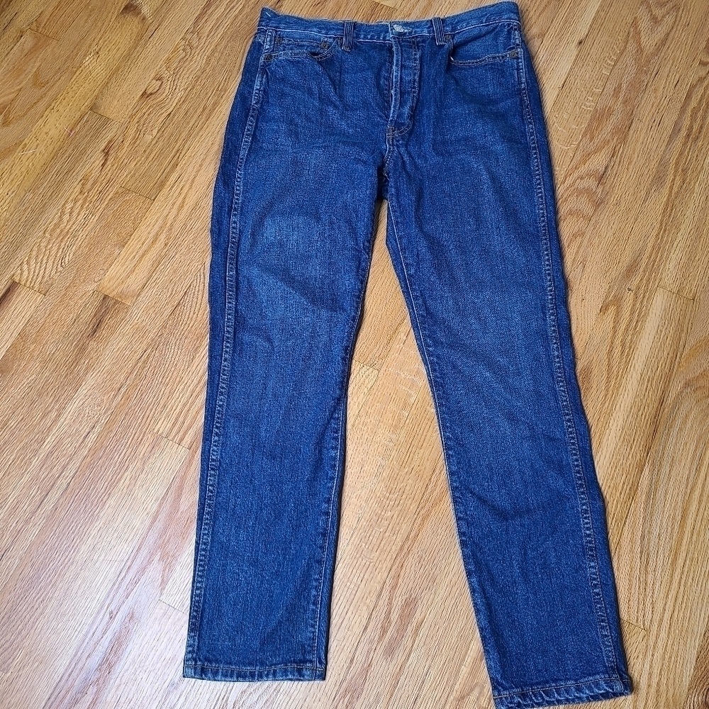 RE/DONE Originals Size 30 Button Fly High Rise Jeans